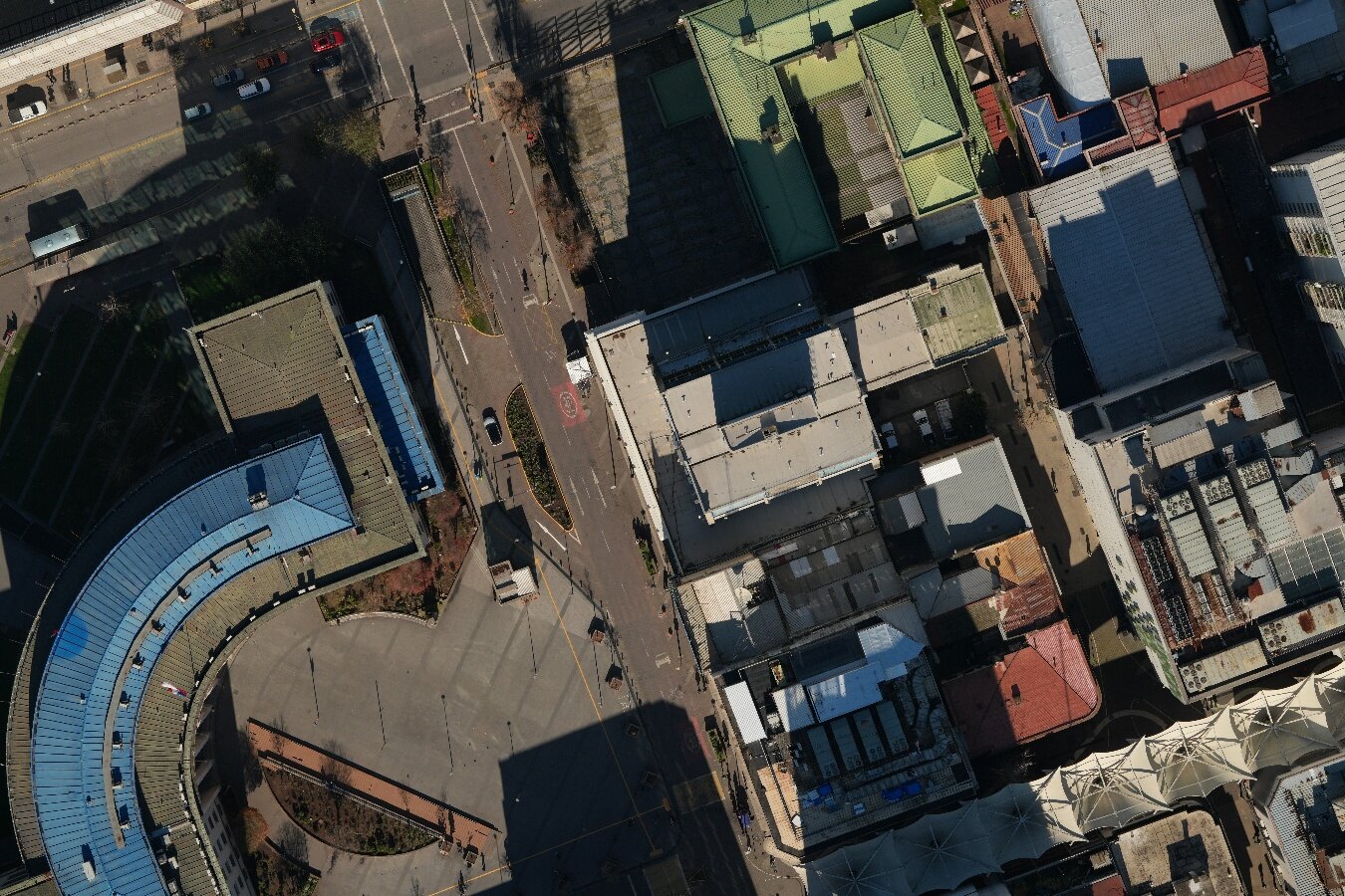 Levantamiento aéreo de infraestructura urbana